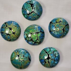 Hand Crafted Cabinet Door Knobs Decorative Acrylic Resin Kitchen Bathroom